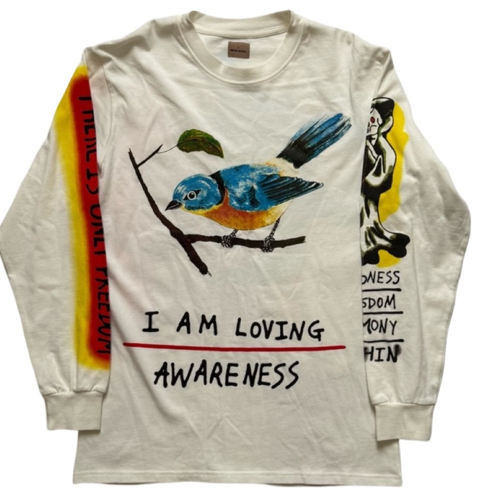 Kanye West x Wes Lang Yeezus Bird Vapor Long Sleeve Shirt